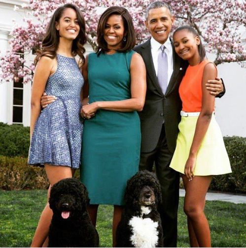 La famille Obama sans faute à la maison blanche!!