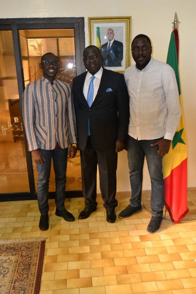 GRAND BEGUÉ DE CASABLANCA: PAPE DIOUF rencontre les autorités au Consulat du Sénégal à Casablanca