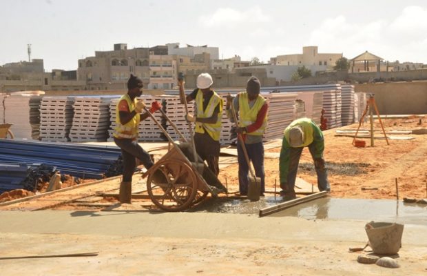 Construction de l’arène nationale – 100 ouvriers virés par les chinois