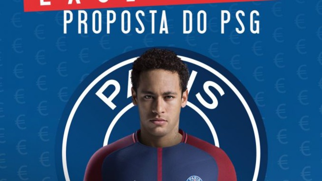 Mercato: Neymar au Paris Saint Germain pour 146 milliards F CFA ?