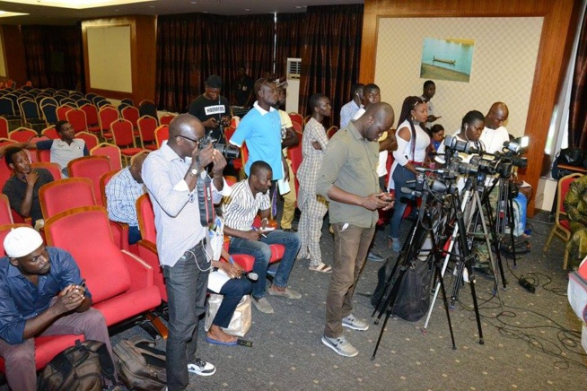 Les images de la conférence de presse de Momo Dieng au Grand Théâtre