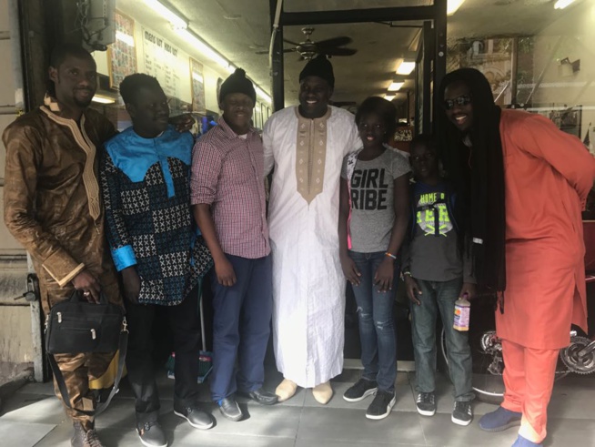 New African Production en compagnie du groupe Bidew Bou Bess en visite au Consulat Général du Sénégal à New York