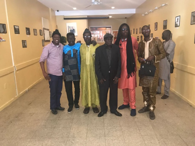 New African Production en compagnie du groupe Bidew Bou Bess en visite au Consulat Général du Sénégal à New York