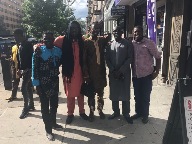 New African Production en compagnie du groupe Bidew Bou Bess en visite au Consulat Général du Sénégal à New York