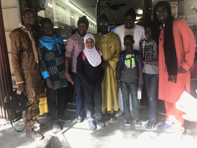 New African Production en compagnie du groupe Bidew Bou Bess en visite au Consulat Général du Sénégal à New York