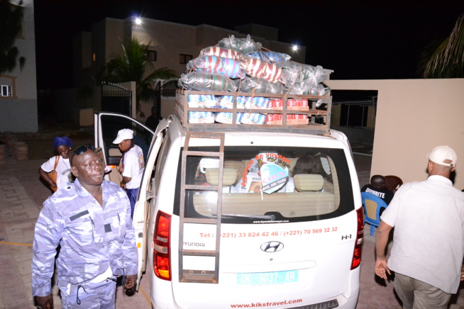 KHELCOME 2017: Arrivé de Cheikh Amar et sa délégation dans sa résidence à Touba pour les récoltes des champs de Serigne Saliou en images