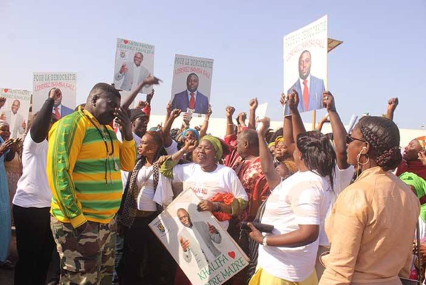 Pour la libération du maire de Dakar, les jeunes de Khalifa Sall manifestent à la Medina, aujourd’hui