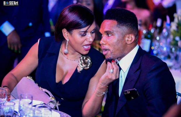 Samuel Eto’o en toute complicité avec sa femme, Gorgette Etoo