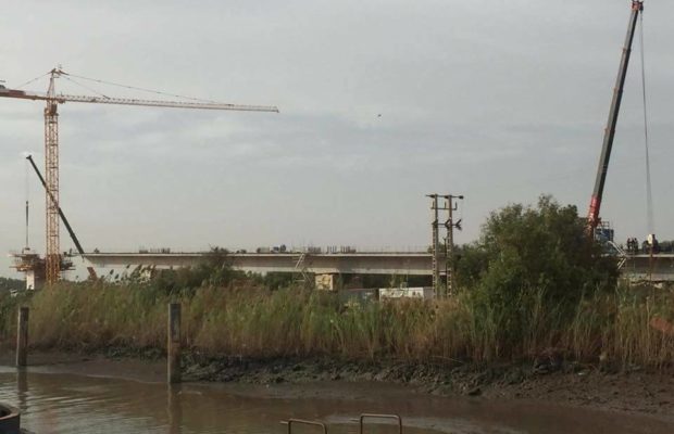 Pont sur le fleuve Gambie : les travaux réalisés à hauteur de 60%