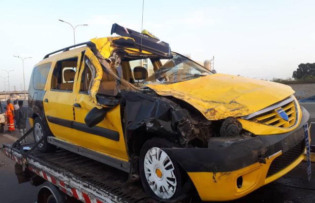 Accident sur le péage: 03 blessés évacués d’urgence à l’hôpital de Pikine