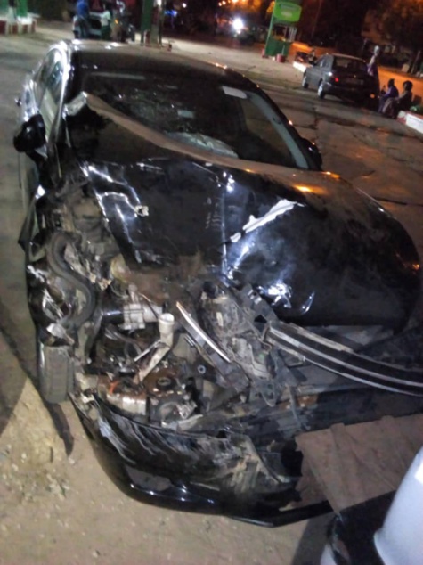 L’impressionnant accident de la Peugeot 508 d’Abdoulaye Wilane