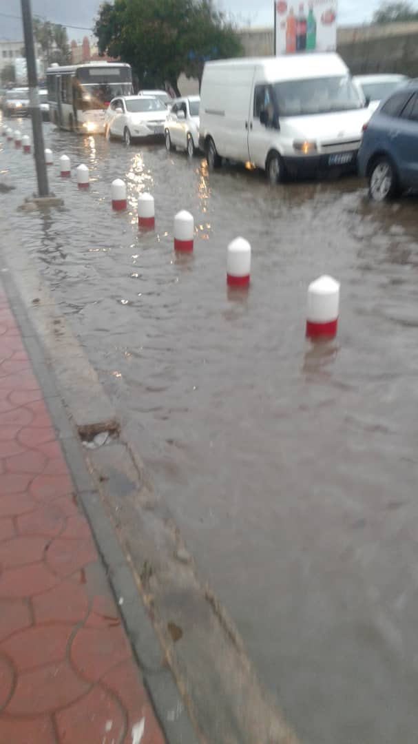 L’avenue Blaise Diagne transformée en mare