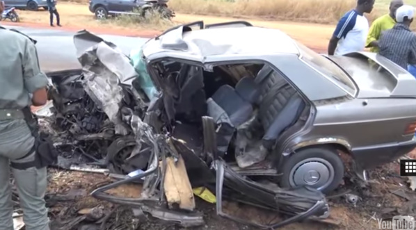 Accident à Louga : Une collusion entre une 4X4 et une Mercedes fait deux morts