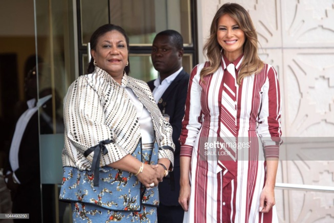 Melania Trump au Ghana, première étape de sa tournée en Afrique…Tout ce que vous n’avez pas vu en Images