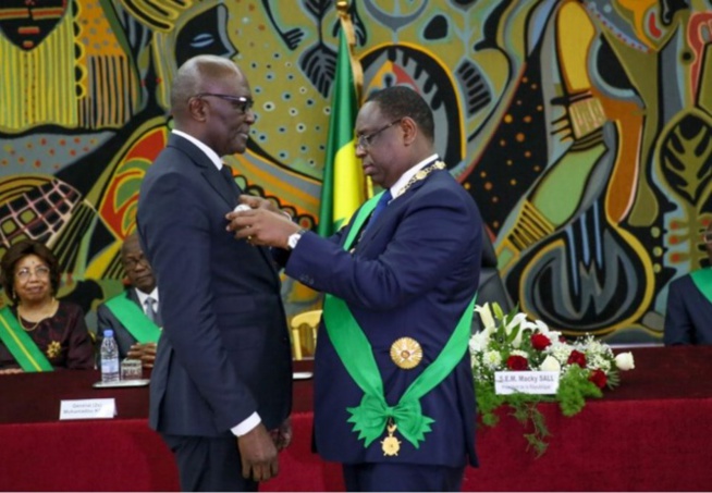 Photos: l'homme d'affaire Babacar Ngom élevé au rang de Grand Officier de l'Ordre National du Lion