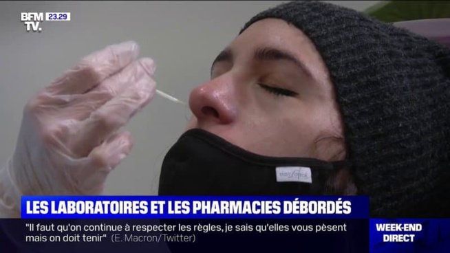 Tests Covid: les laboratoires et les pharmacies débordés