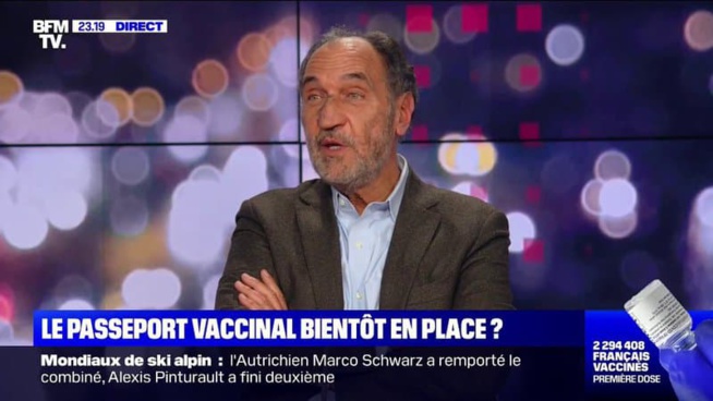 Dr Sebbag sur l'idée d'un passeport vaccinal: "Le document sanitaire me fait extrêmement peur"