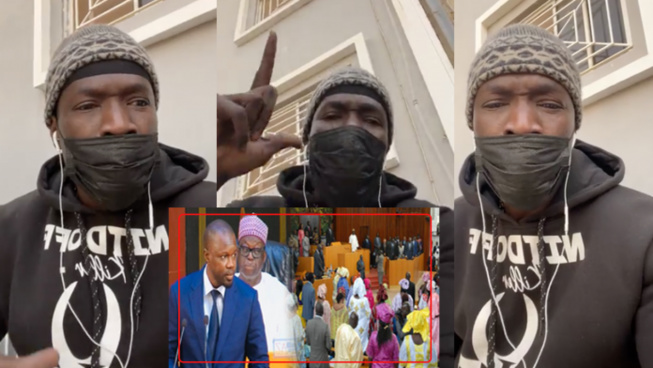 Nit Doff pique une colère noire chez Sonko dérape sur un direct facebook et insulte les députés « se sont des i*m.. »