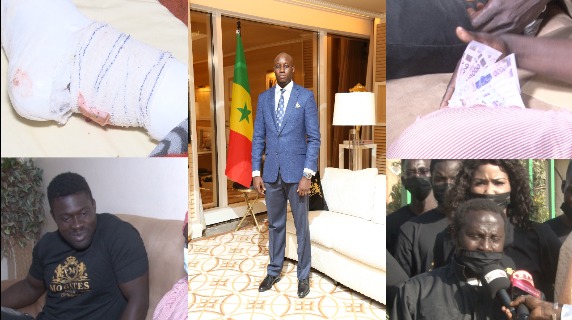 Caravane Mouvement Libérez le Senegal de Mo Gates sillonnent les hôpitaux au chevet des blessés