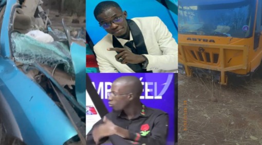 Regardez comment le camion qui a causé la m0rt des reporters de Leral sur la route de Kédougou