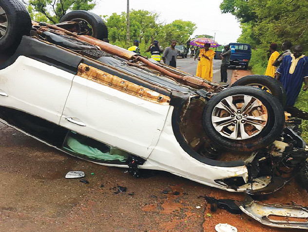 Sédhiou / Collision de véhicules à Djiragone: Trois morts dont un couple