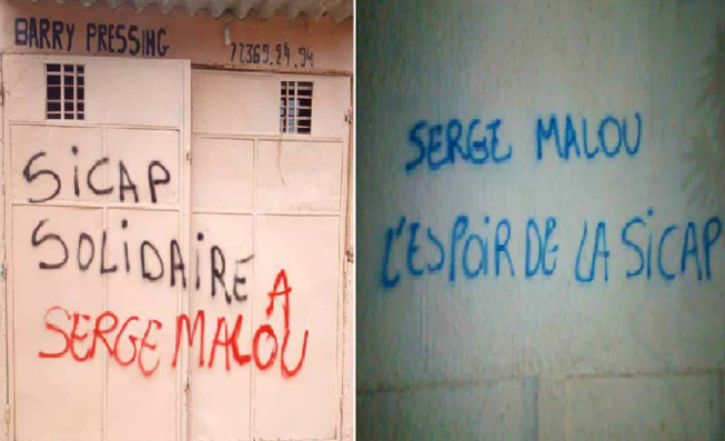 Des murs de la Sicap vandalisés : des plaintes annoncées contre le candidat de l’APR Serge Malou