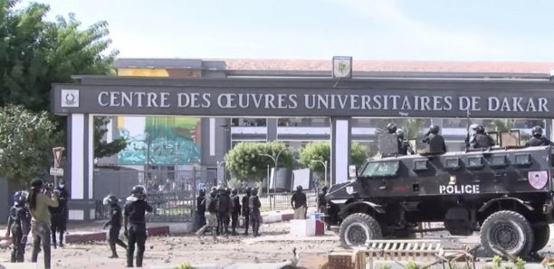 Ça Chauffe à L'UCAD : Affrontement entre forces de l’ordre et Étudiants