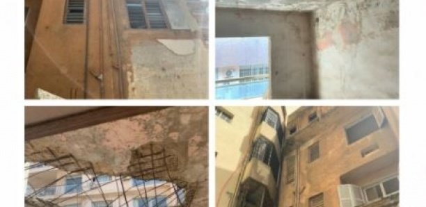 Dakar-Plateau : Des occupants refusent de quitter un immeuble qui menace ruine