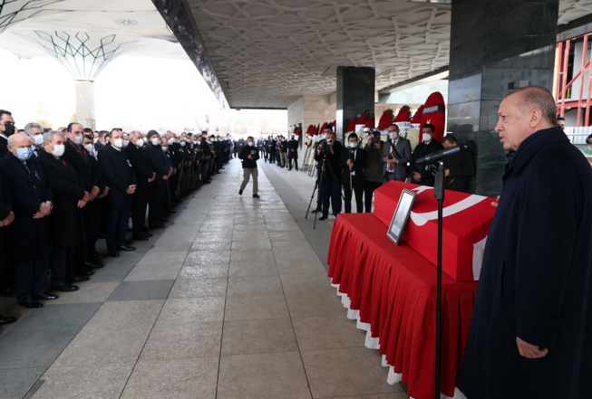 Décédé à Dakar : Les tristes images des funérailles du chef de la sécurité de Erdogan (Photos)