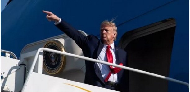 Un avion avec Trump à bord a dû atterrir d’urgence