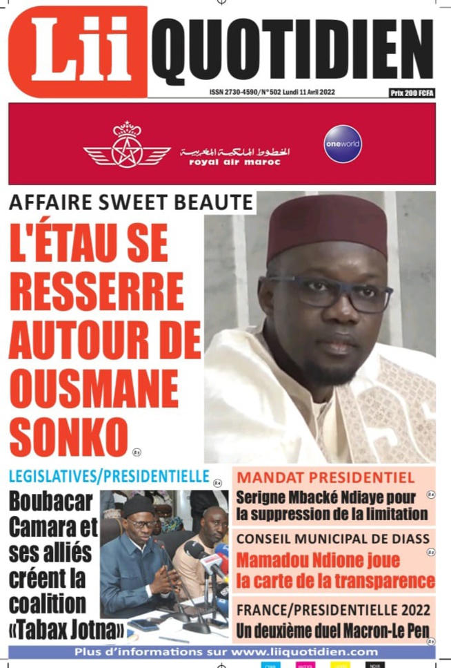 AFFAIRE SWEET BEAUTE L'étau se resserre autour de Ousmane Sonko