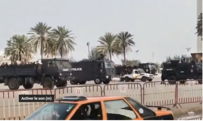 Manif interdite de YAW: La place de la nation complètement barricadée, un important dispositif sécuritaire sur place!