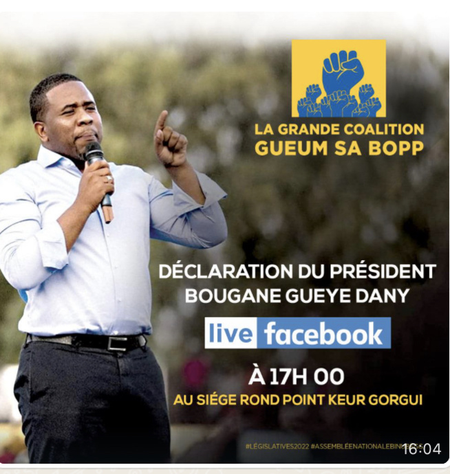 Boucane Gueye Dani PDT GUEUM SA BOOP sera face à la presse ce lundi