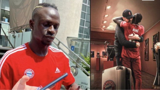 Nouveau joueur du Bayern, Sadio Mané envoie un message à Klopp et à tous les fans de Liverpool￼