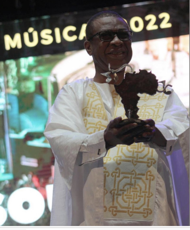 Youssou Ndour : «J'exprime ma joie d'avoir été désigné lauréat du prix La Mar de musicas 2022»