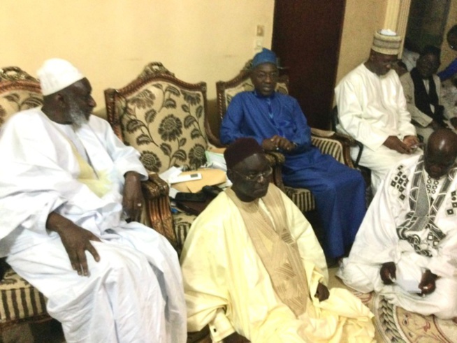 Fin de la première phase de leur tournée nationale auprès des chefs religieux : Wallu Sénégal chez Thierno Madani Tall, Khalife Général de la famille Omarienne.