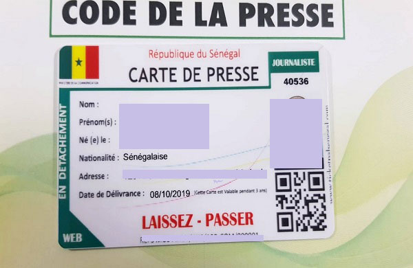 Carte nationale de la presse: La date d’exigibilité encore reportée jusqu’au 1er décembre