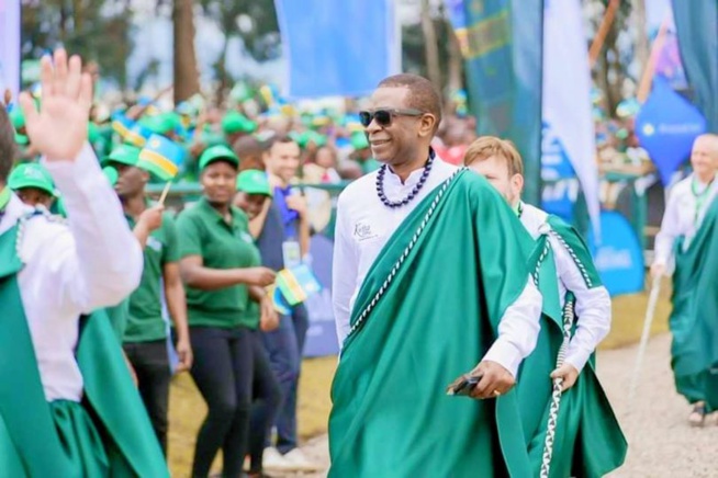 Rwanda La méga star Youssou Ndour à pris part à la cérémonie Kwita Izina