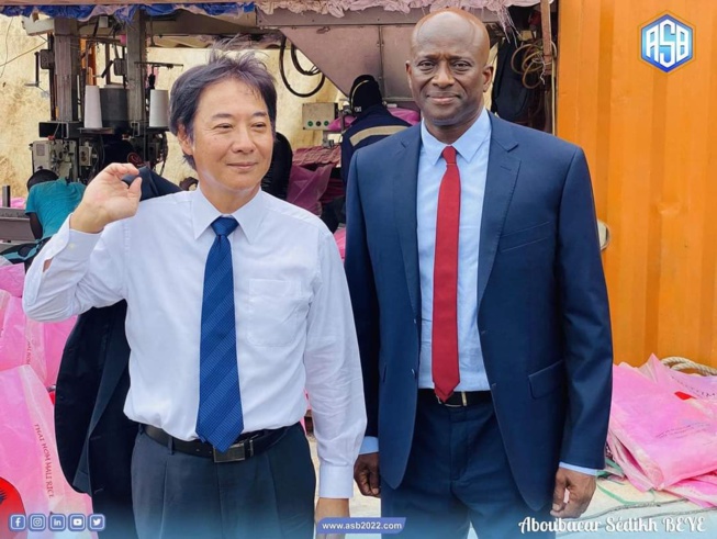 Port autonome de Dakar : L’Ambassadeur du Japon Osamu Izawa visite le chantier du Môle 3