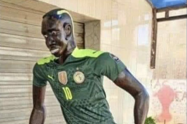 Déchainement sur la toile : Une statue complètement ratée de Sadio Mané