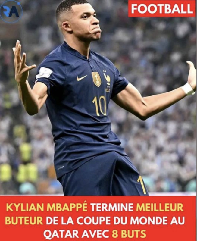 En image: Mbappé, meilleur buteur du mondial, un joueur hors normes...