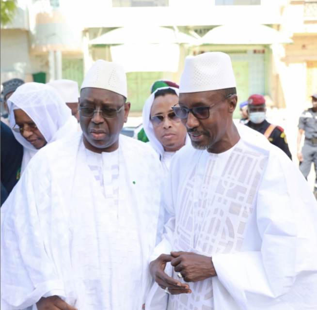 Photos/ 59e Ziarra de Thierno Mountaga Daha Tall/ Accueil du Président de la République: Mamadou Mamour Diallo, DG Onas aux premiers rangs