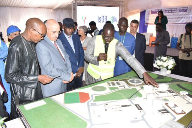 Visite de chantier de la station d’épuration de Cambérène : Le président de la Bid, Dr. Muhammad Sulaiman Al Jasser et le DG de l’ONAS, Mamadou Mamour Diallo