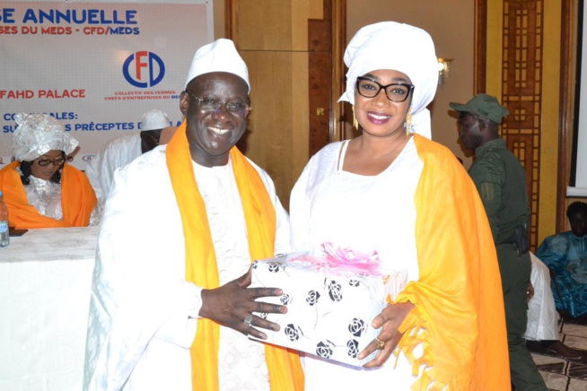 En images de la conférence annuelle religieuse des femmes chefs d'entreprises avec le MEDS du président Mbagnick Diop.