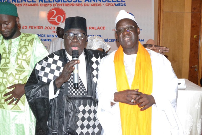 En images de la conférence annuelle religieuse des femmes chefs d'entreprises avec le MEDS du président Mbagnick Diop.