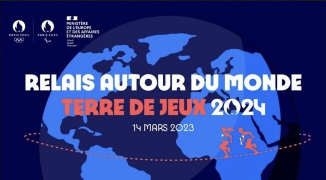 Paris 2024, les ambassades de France et collectivités d’outre-mer labellisées « Terre de Jeux 2024 » organisent un relais autour du monde pendant 24h