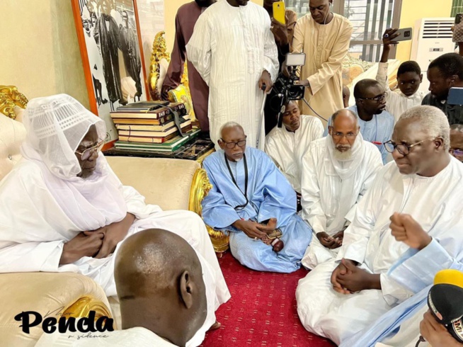 Ziar chez Serigne Mountkhta Mbacke: Darou khoudoss et Gouye Mbinde Remise d'un adiya de 166.000.000 Cfa au Khalife