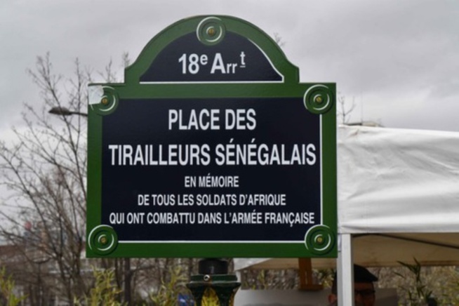 La place des Tirailleurs-Sénégalais inaugurée à Paris