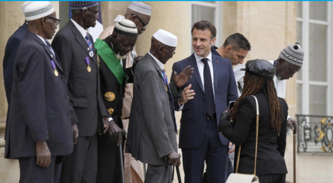 France: Neuf anciens tirailleurs reçus à l’Élysée, avant leur retour au Sénégal