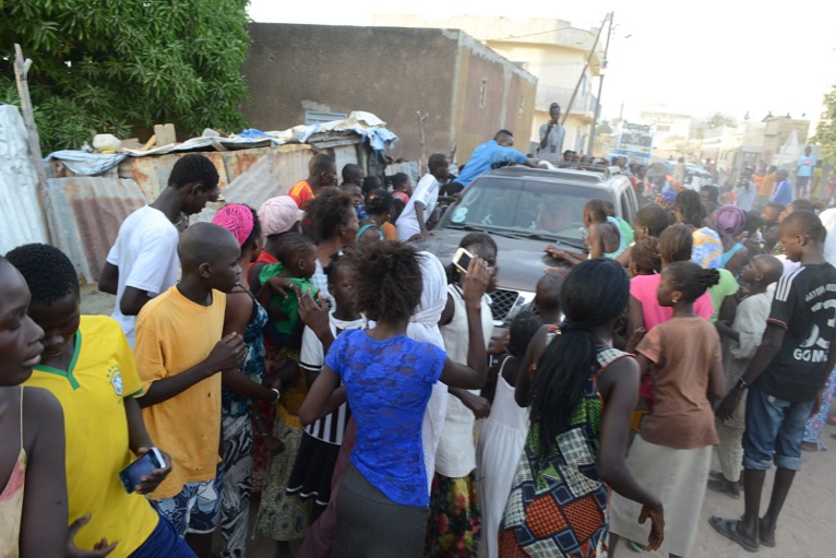 Images: Accueille triomphale de Pape Diouf par la population Kaolackoise ce 24 décembre. Regardez